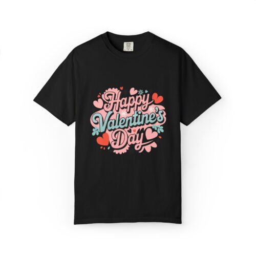 Happy Valentine's Day T-Shirt, Unisex Casual Tee, Love Shirt, Gift for Her/Him, Heart Graphic Tee, - Image 1