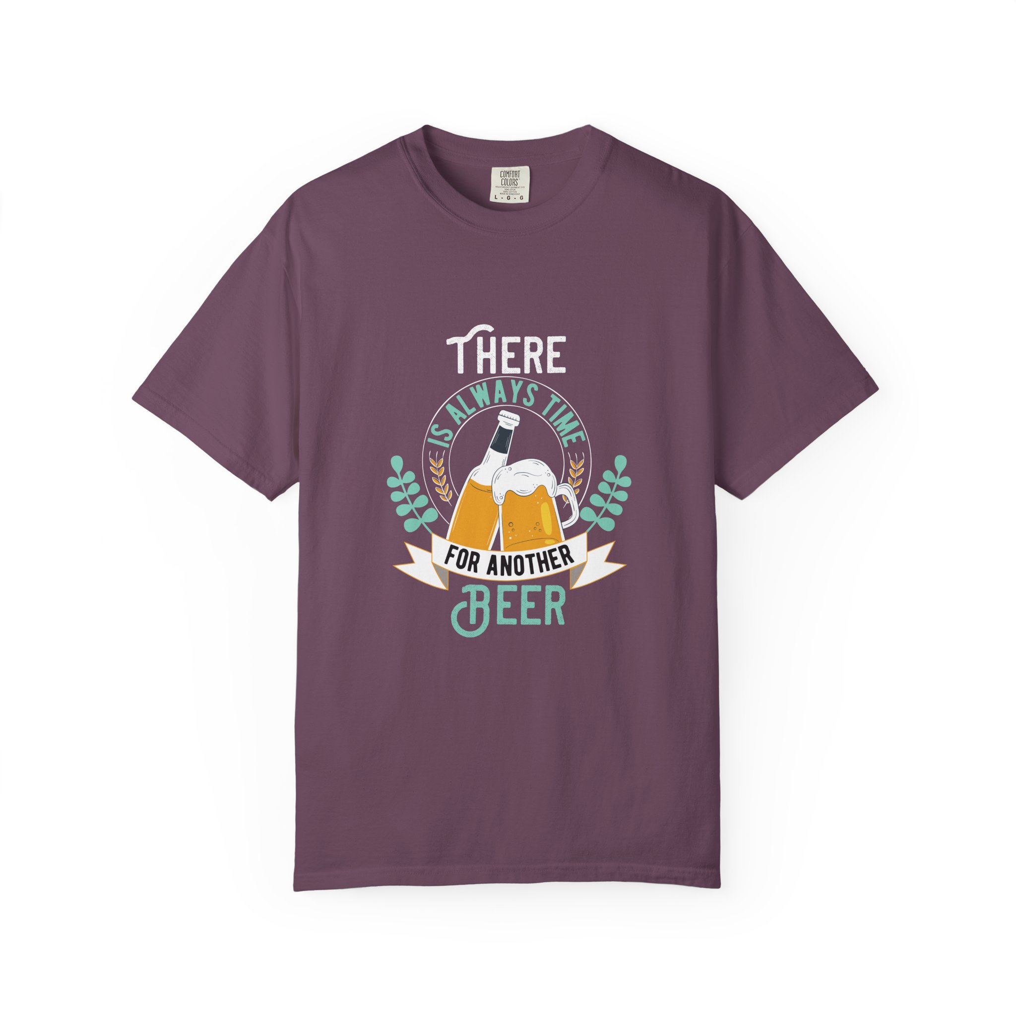 Beer Lover's Garment-Dyed T-Shirt | Fun Gift for Brewers, Birthdays, Gatherings, Summer Parties, Casual Wear. - Image 9
