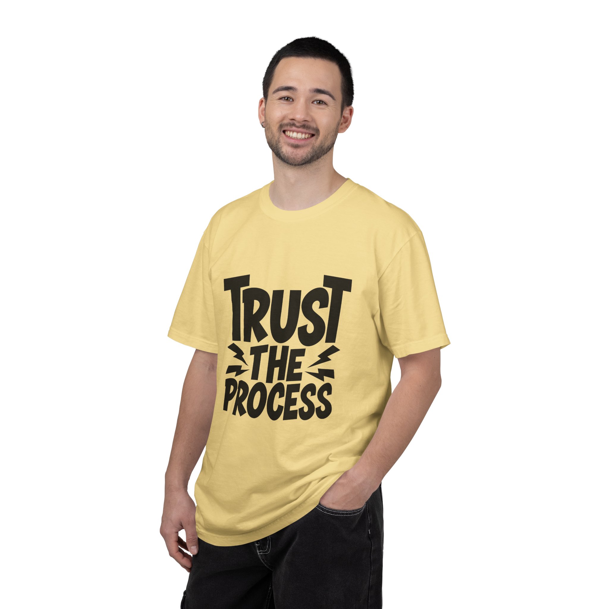 Trust the Process Unisex Garment-Dyed T-shirt, Motivational Tee, Casual Wear, Inspiring Shirt, Everyday Style. - Image 11