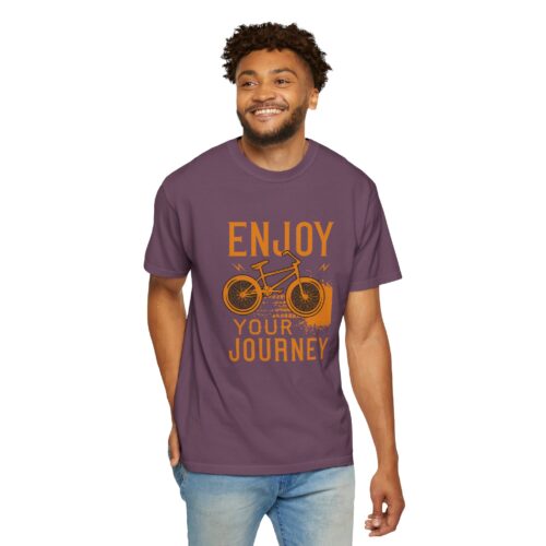 Adventure-Inspired Unisex T-Shirt, Enjoy Your Journey Tee, Cycling Gift, Travel Tee, Summer Casual Wear, Bike Lover Shirt. - Image 23
