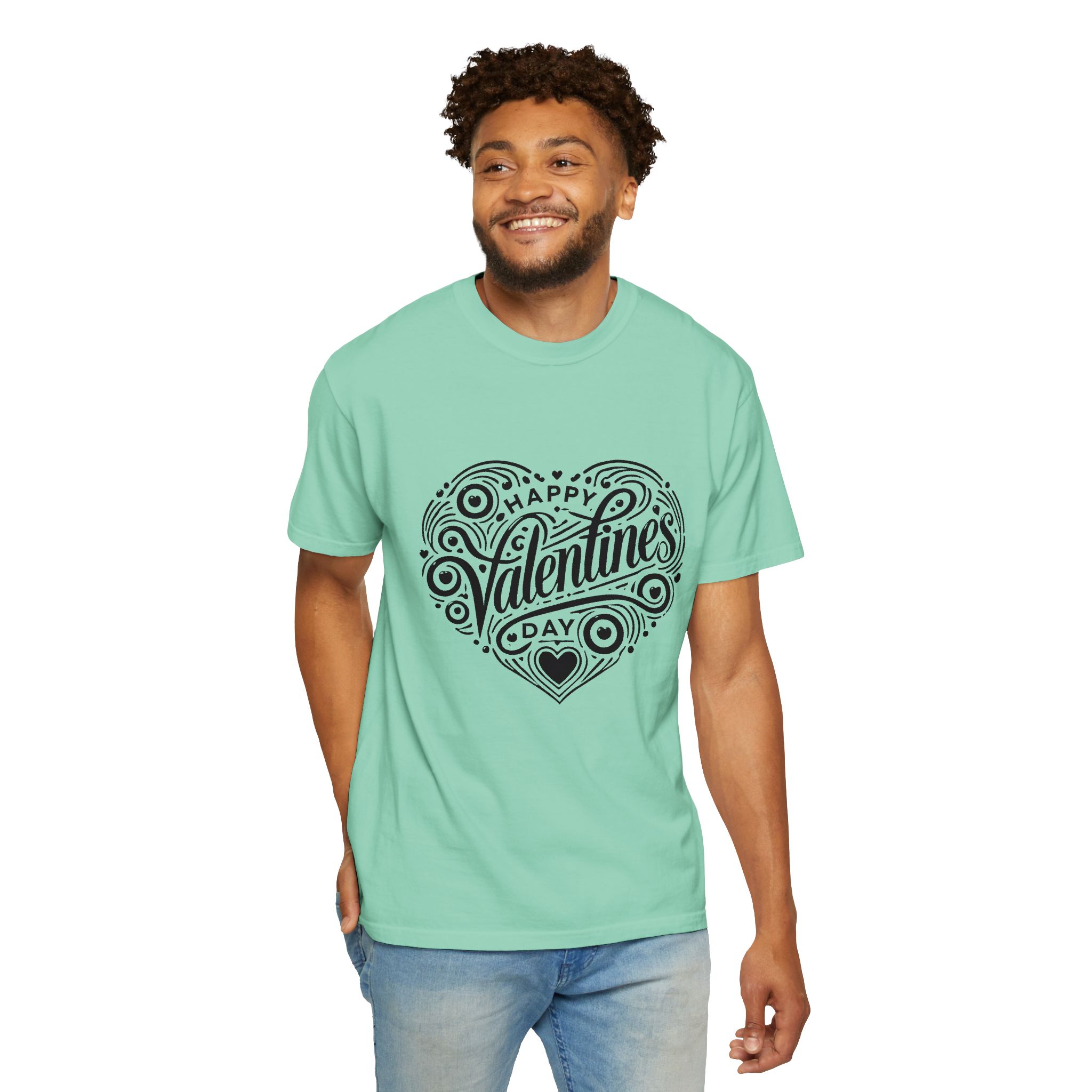 Valentine's Day Heart T-Shirt, Unisex Gift for Couples, Cute Love Tee, Casual Wear, Romantic Apparel. - Image 31