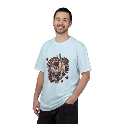 Championship Baseball T-Shirt for Sports Lovers, Unisex Garment-Dyed Tee for Athletes, Perfect Gift for Baseball Fans, Casual Wear. - Image 43
