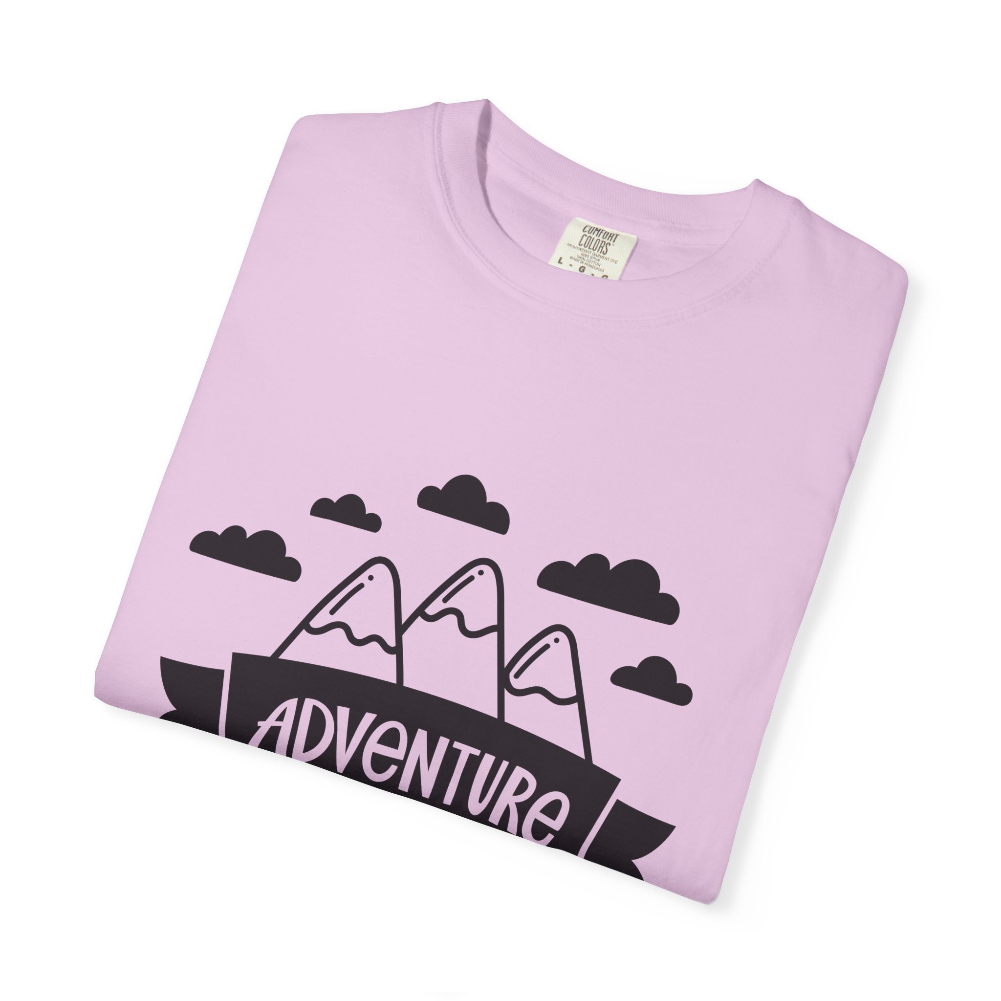 Adventure Awaits Unisex Garment-Dyed T-shirt | Nature Lover Tee, Outdoor Shirt, Travel Apparel, Gift for Explorers, Adventure Clothing. - Image 2