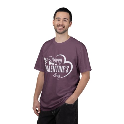 Unisex Garment-Dyed T-shirt for Valentine's Day, Cute Couple Shirt, Love-themed Tee, Perfect Gift, Holiday Apparel. - Image 27