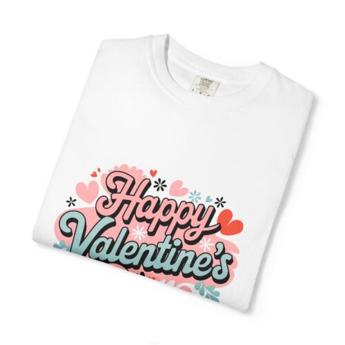 Happy Valentine's Day T-Shirt, Unisex Casual Tee, Love Shirt, Gift for Her/Him, Heart Graphic Tee, - Image 10