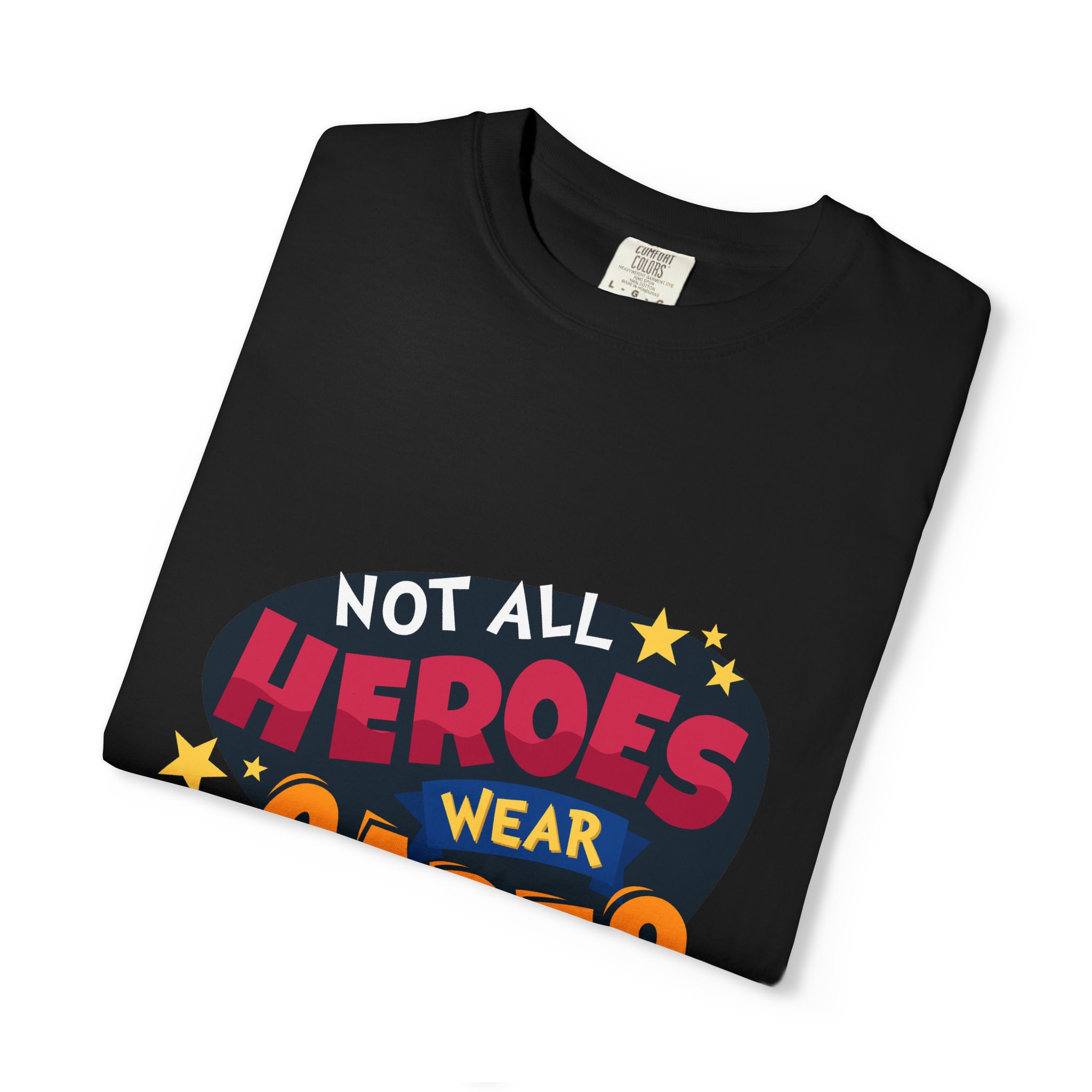 Heroic Message T-shirt for Everyday Wear, Unisex Gift, Casual Style, Great for Superhero Fans Tee. - Image 2