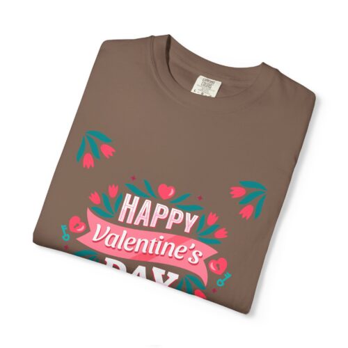 Unisex Valentine’s Day T-shirt, Cute Floral Graphic Tee, Gift for Him or Her, Casual Wear, Trendy Love Shirt. - Image 34
