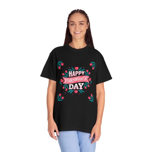 Unisex Valentine’s Day T-shirt, Cute Floral Graphic Tee, Gift for Him or Her, Casual Wear, Trendy Love Shirt. - Image 12