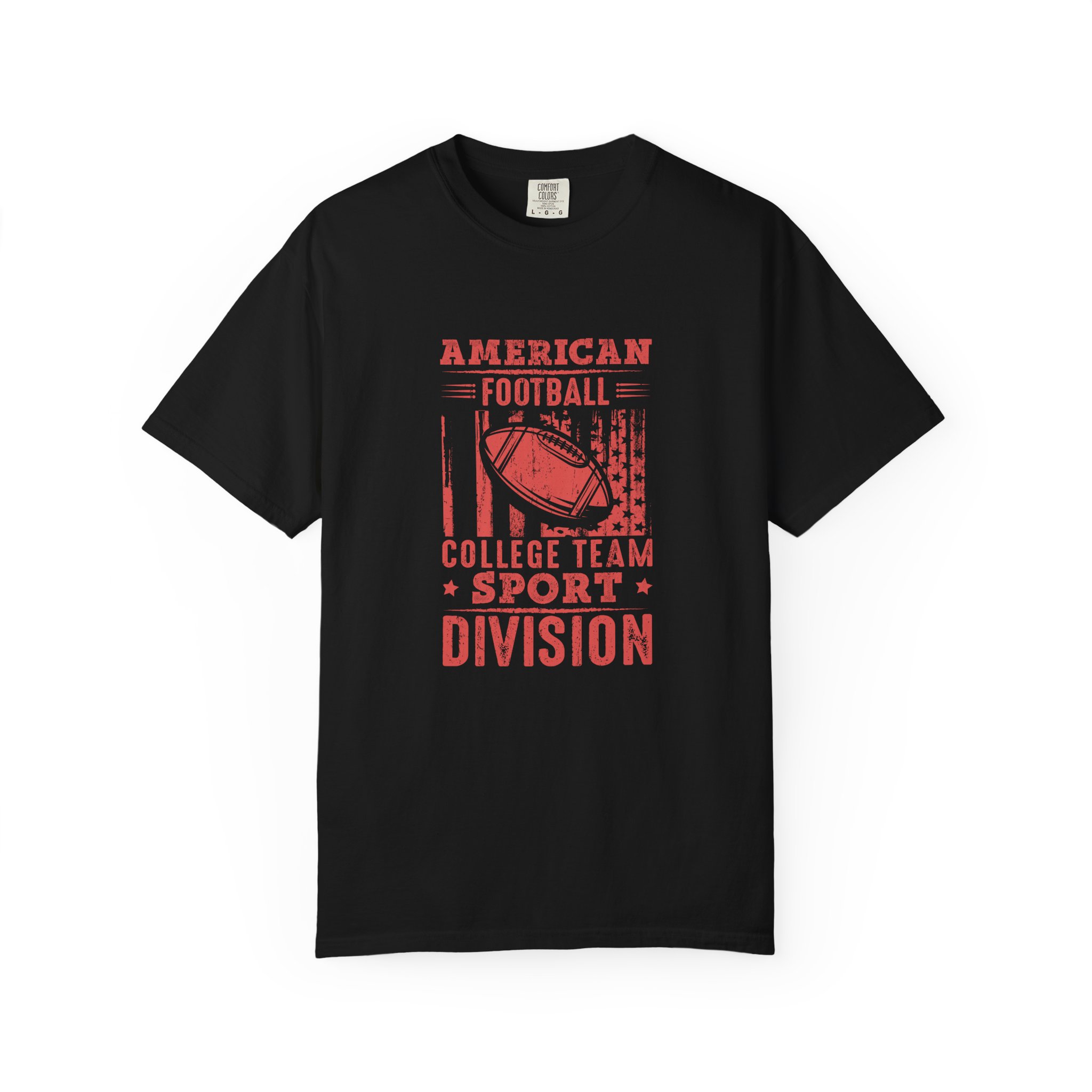 American Football College Team Unisex T-Shirt, Sporty Tee, Casual Wear, Game Day Outfit, Gift for Sports Lovers. - Image 9