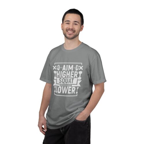 Fitness Motivational T-Shirt, Gym Tee for Active Lifestyle, Workout Apparel, Gift for Fitness Enthusiasts, Exercise Outfit, Squat Humor Tee. - Image 11