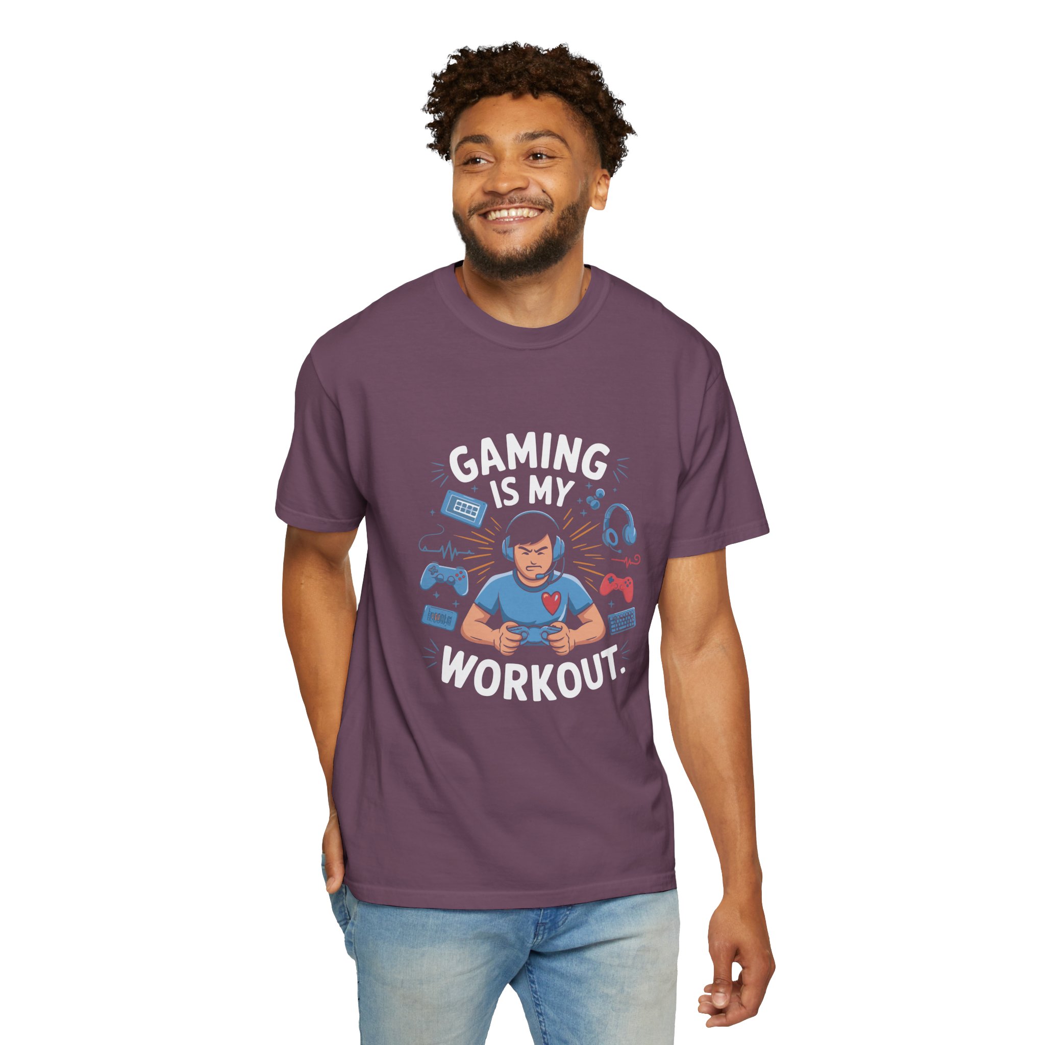 Gaming Workout Unisex T-shirt. - Image 15