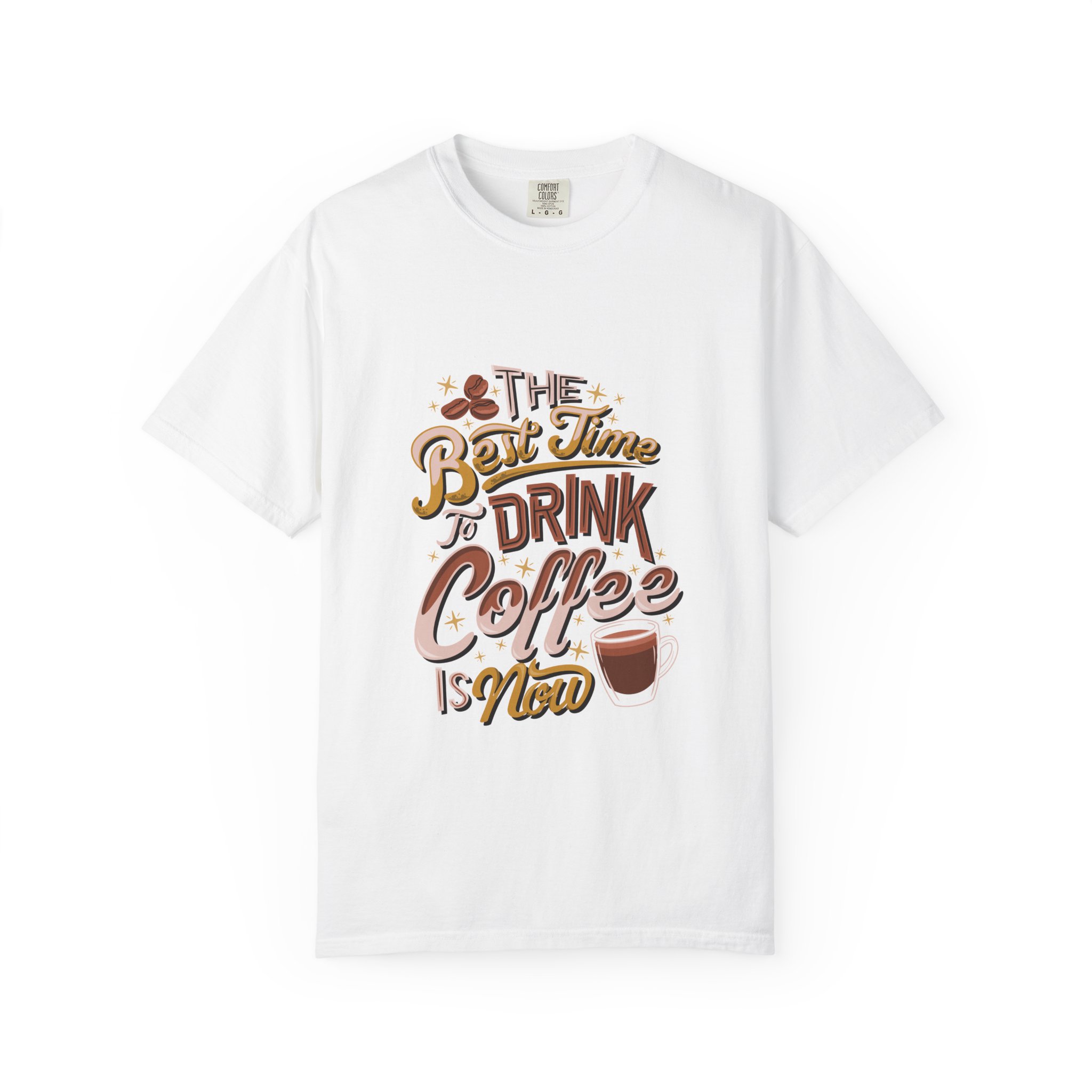 Coffee Lovers Unisex Garment-Dyed T-Shirt | Perfect Gift for Baristas, Coffee Enthusiasts, Casual Wear, Unique Coffee Shirt - Image 9