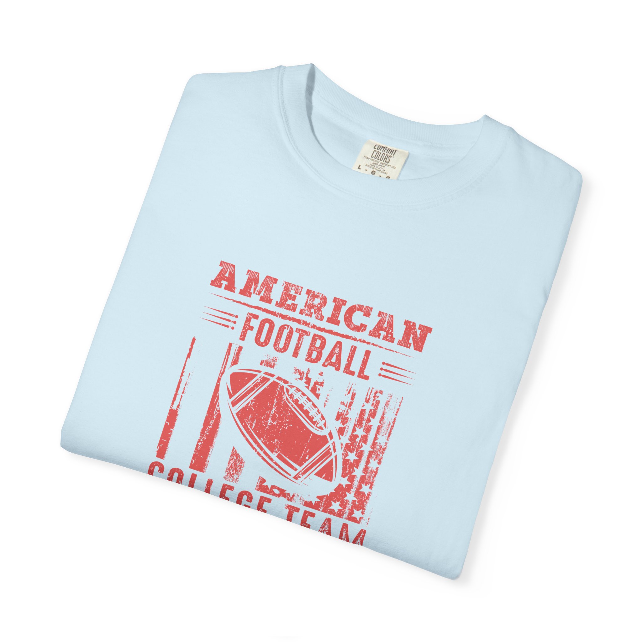 American Football College Team Unisex T-Shirt, Sporty Tee, Casual Wear, Game Day Outfit, Gift for Sports Lovers. - Image 2