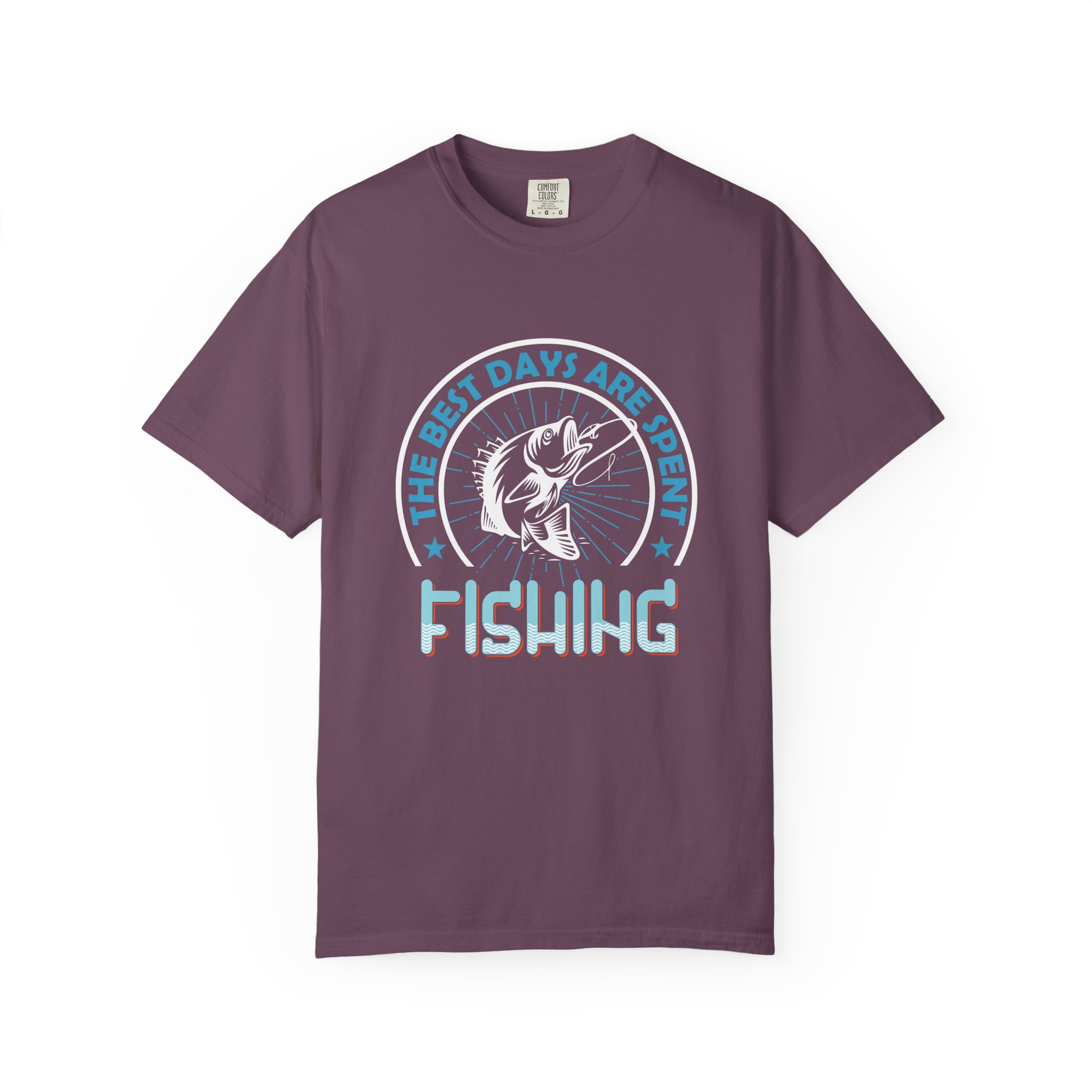 Fishing Enthusiast Garment-Dyed T-Shirt, Casual Wear, Gift for Dad, Outdoor Apparel, Eco-Friendly Fishing Shirt, Summer Fashion. - Image 17