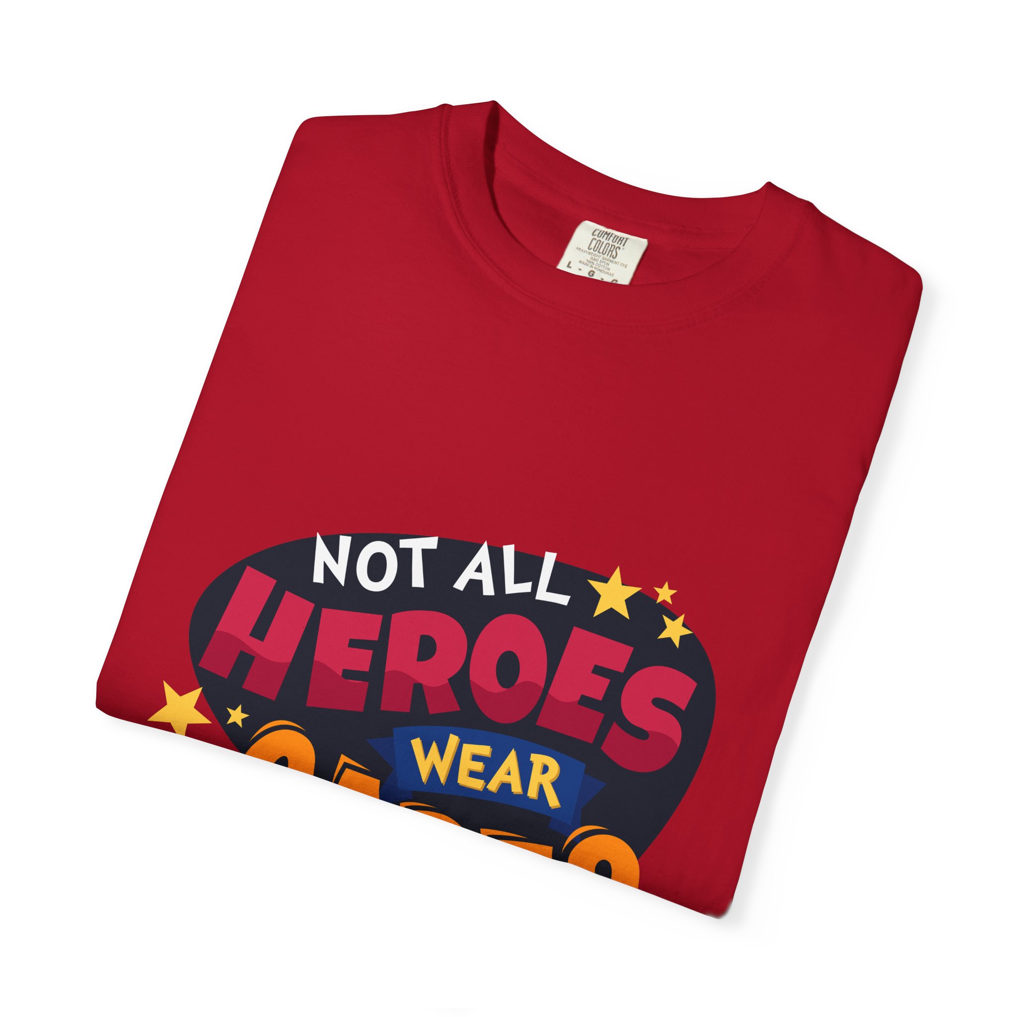 Heroic Message T-shirt for Everyday Wear, Unisex Gift, Casual Style, Great for Superhero Fans Tee. - Image 18