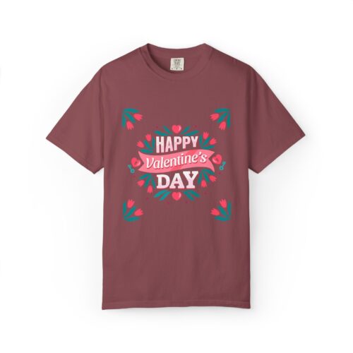 Unisex Valentine’s Day T-shirt, Cute Floral Graphic Tee, Gift for Him or Her, Casual Wear, Trendy Love Shirt. - Image 41