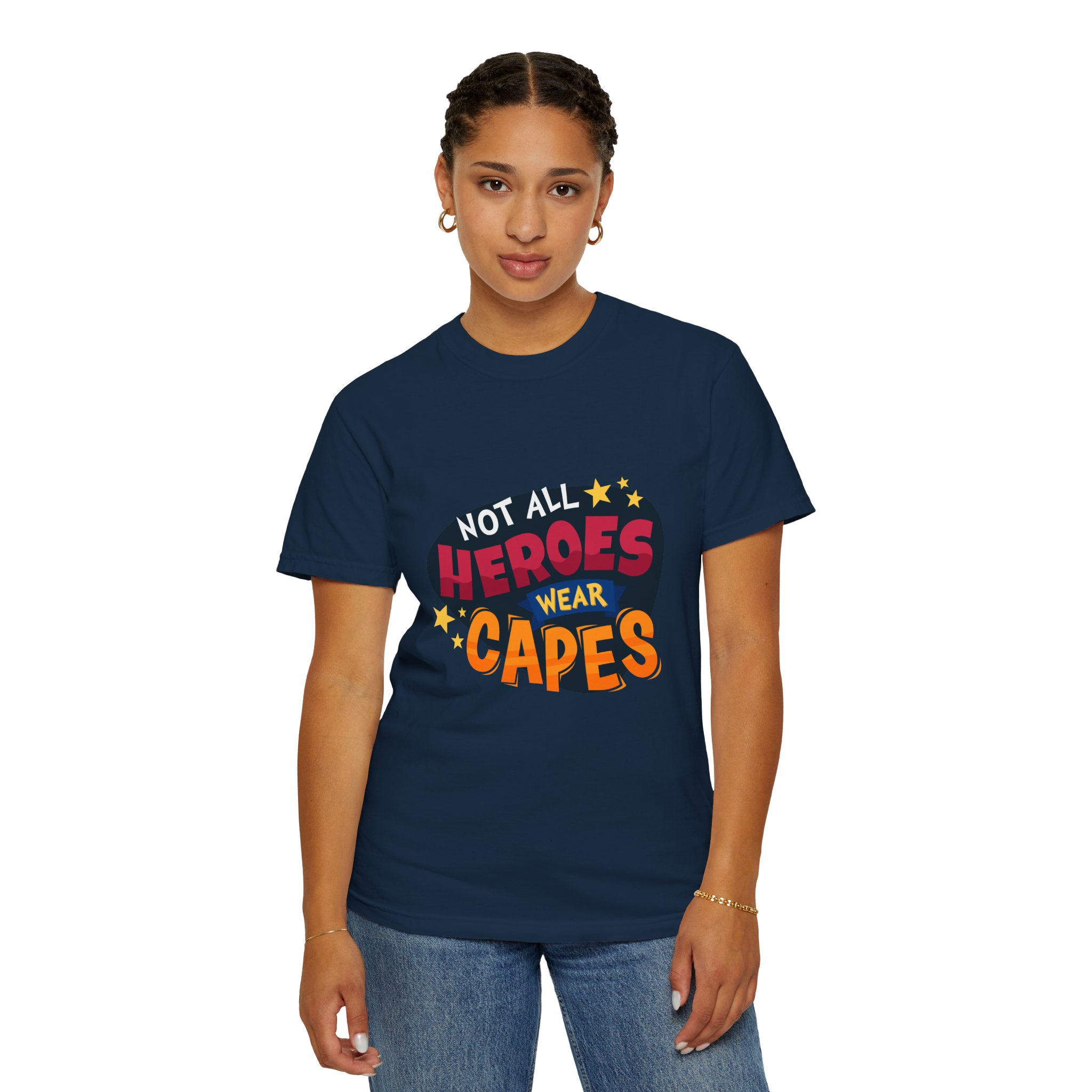 Heroic Message T-shirt for Everyday Wear, Unisex Gift, Casual Style, Great for Superhero Fans Tee. - Image 29