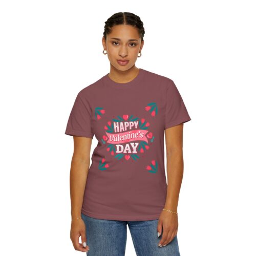 Unisex Valentine’s Day T-shirt, Cute Floral Graphic Tee, Gift for Him or Her, Casual Wear, Trendy Love Shirt. - Image 29