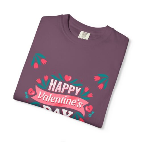 Unisex Valentine’s Day T-shirt, Cute Floral Graphic Tee, Gift for Him or Her, Casual Wear, Trendy Love Shirt. - Image 18