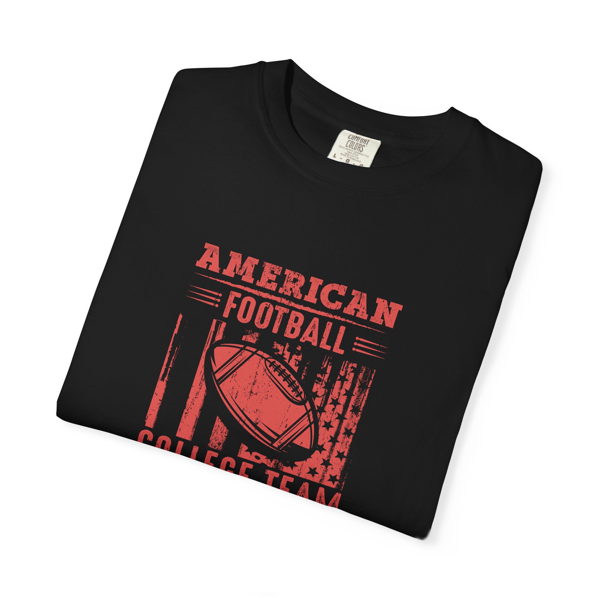 American Football College Team Unisex T-Shirt, Sporty Tee, Casual Wear, Game Day Outfit, Gift for Sports Lovers. - Image 10