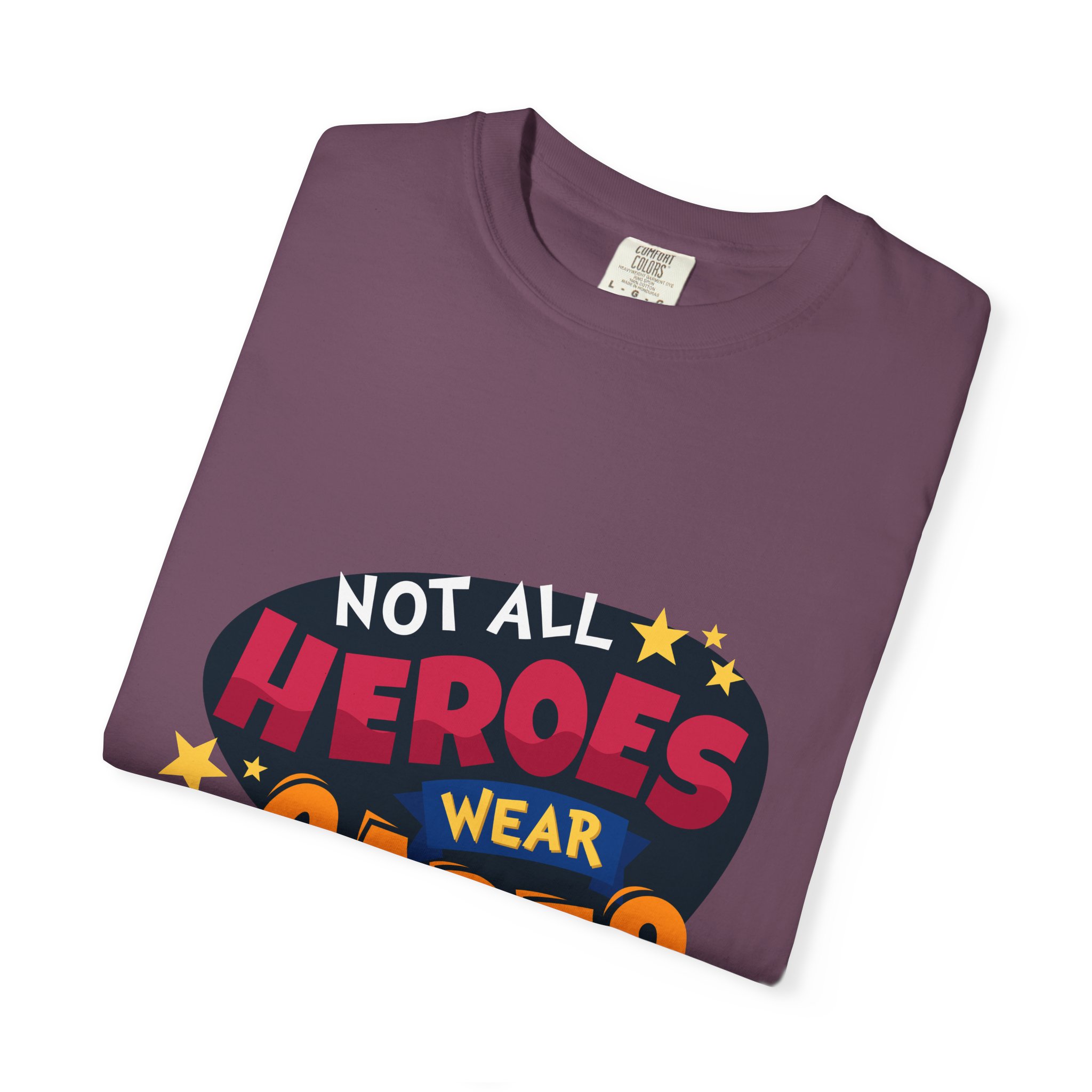 Heroic Message T-shirt for Everyday Wear, Unisex Gift, Casual Style, Great for Superhero Fans Tee. - Image 10