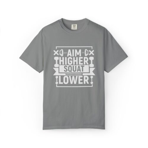 Fitness Motivational T-Shirt, Gym Tee for Active Lifestyle, Workout Apparel, Gift for Fitness Enthusiasts, Exercise Outfit, Squat Humor Tee. - Image 9