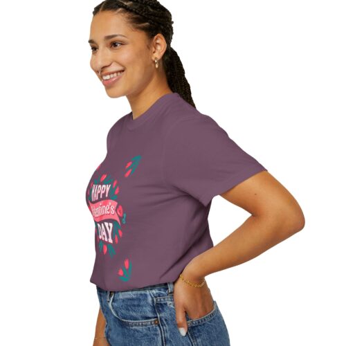 Unisex Valentine’s Day T-shirt, Cute Floral Graphic Tee, Gift for Him or Her, Casual Wear, Trendy Love Shirt. - Image 22