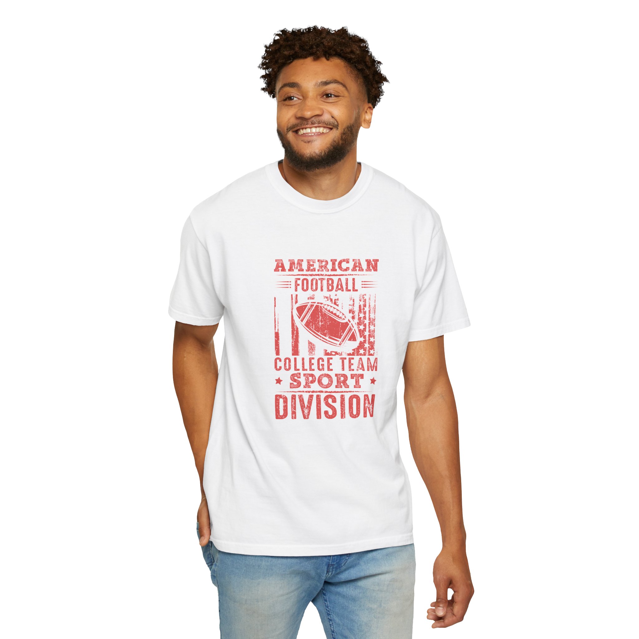 American Football College Team Unisex T-Shirt, Sporty Tee, Casual Wear, Game Day Outfit, Gift for Sports Lovers. - Image 23