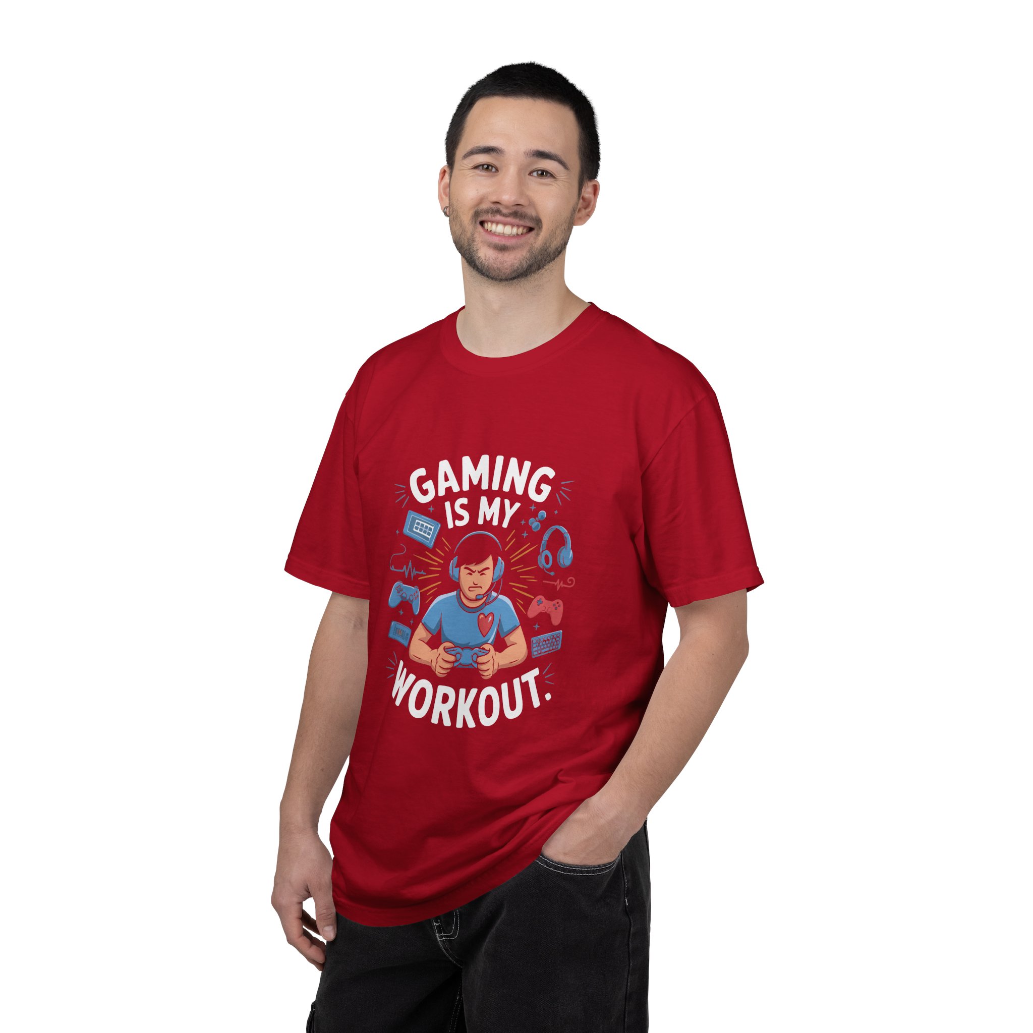 Gaming Workout Unisex T-shirt. - Image 19