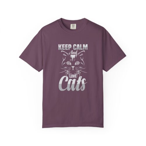 Keep Calm and Love Cats T-Shirt. - Image 49