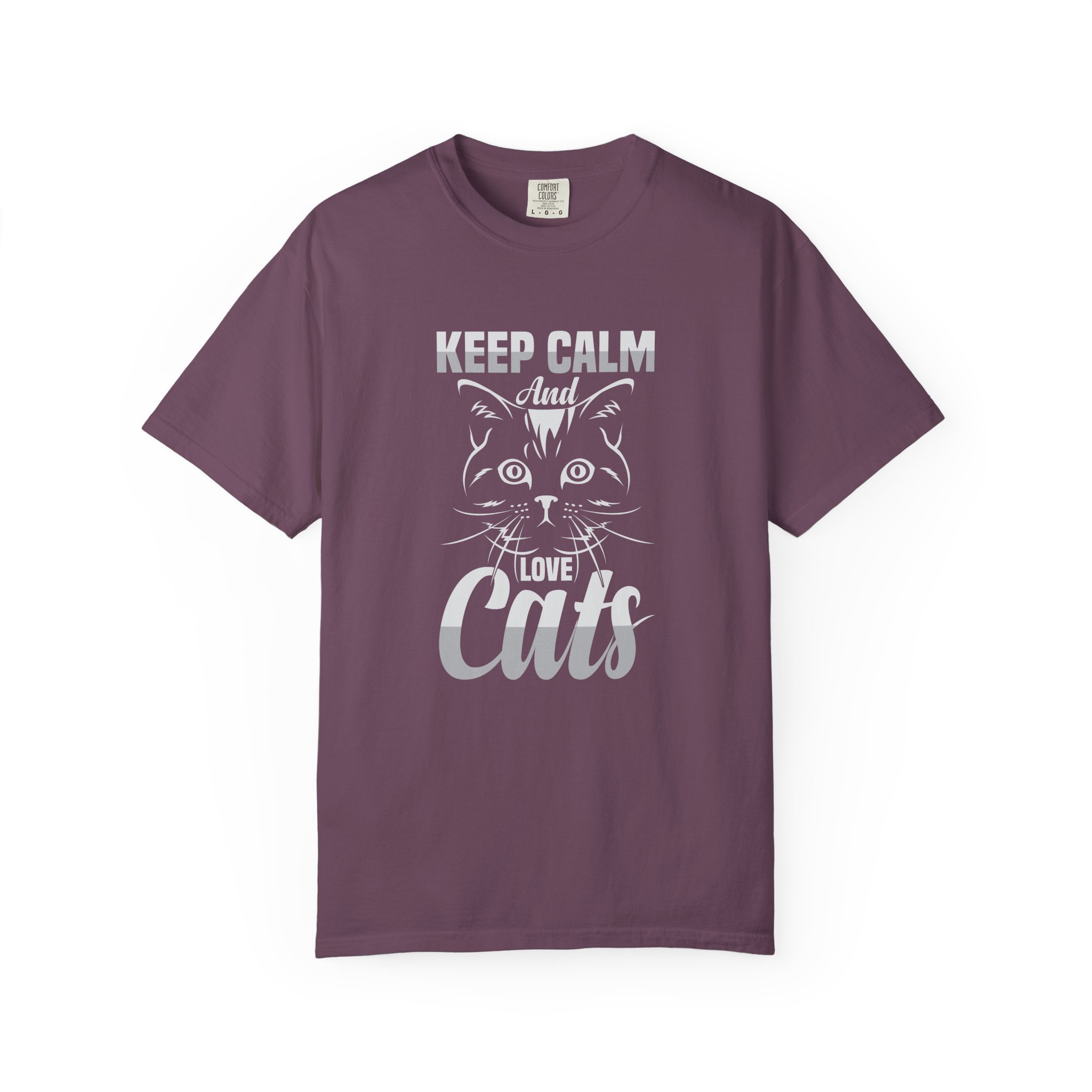 cn - 5.10b - Keep Calm and Love Cats T-Shirt. - Image 49