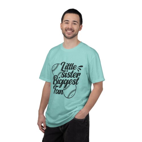 Cheerful Fan T-Shirt for Little Sisters, Baseball Enthusiast Gift, Sports Fan Apparel, Unisex Casual Wear, Soft Cotton Tee. - Image 35