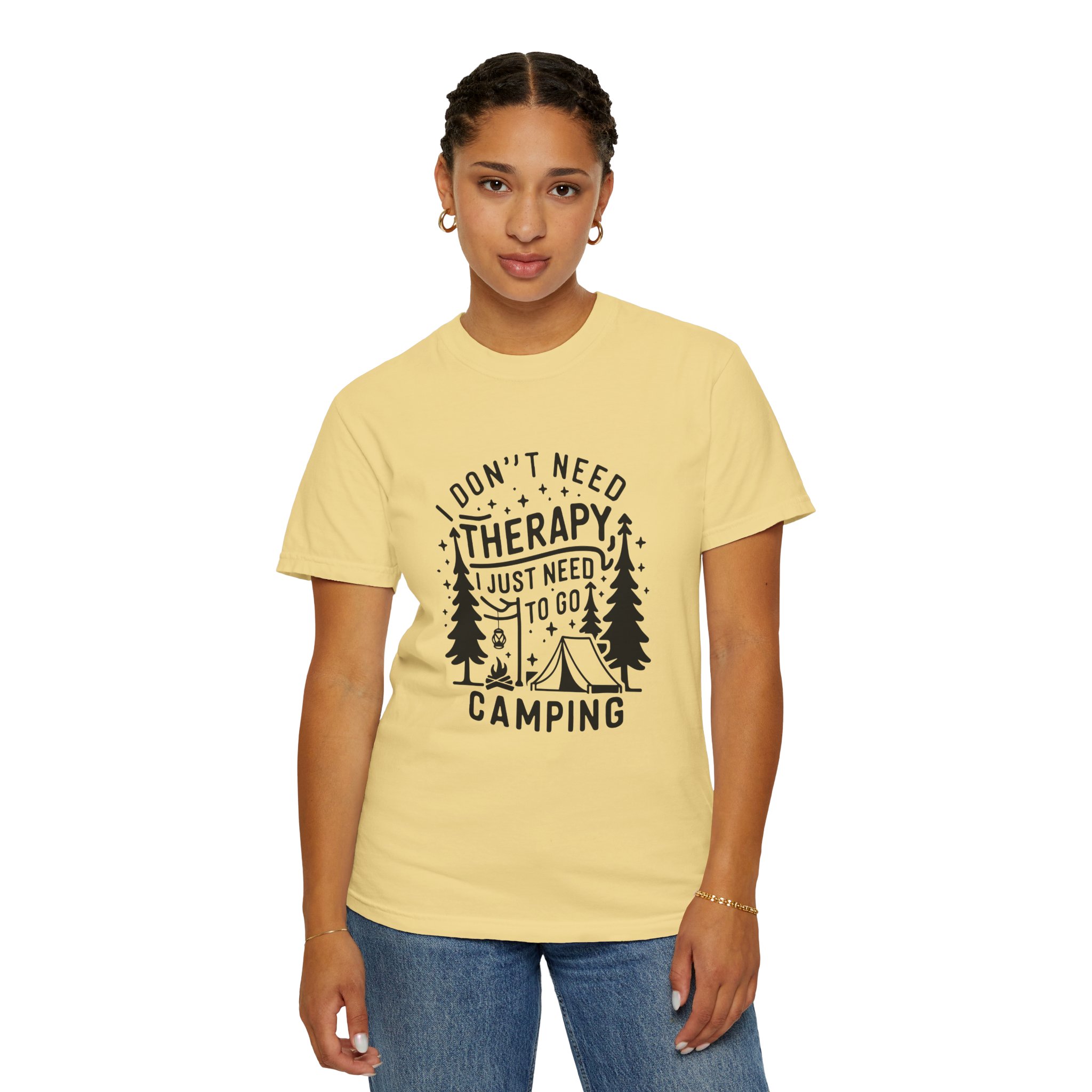 Camping Therapy Unisex T-shirt, Outdoor Adventure Tee, Funny Camping Gift, Nature Lover Apparel, Summer Travel Shirt. - Image 21