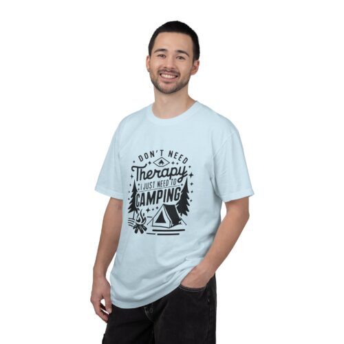 Camping Therapy T-Shirt | Unisex Garment-Dyed Tee for Outdoor Lovers, Perfect Gift for Campers, Nature Lovers, and Adventure Seekers. - Image 43