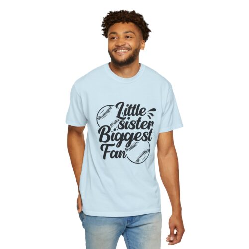 Cheerful Fan T-Shirt for Little Sisters, Baseball Enthusiast Gift, Sports Fan Apparel, Unisex Casual Wear, Soft Cotton Tee. - Image 47