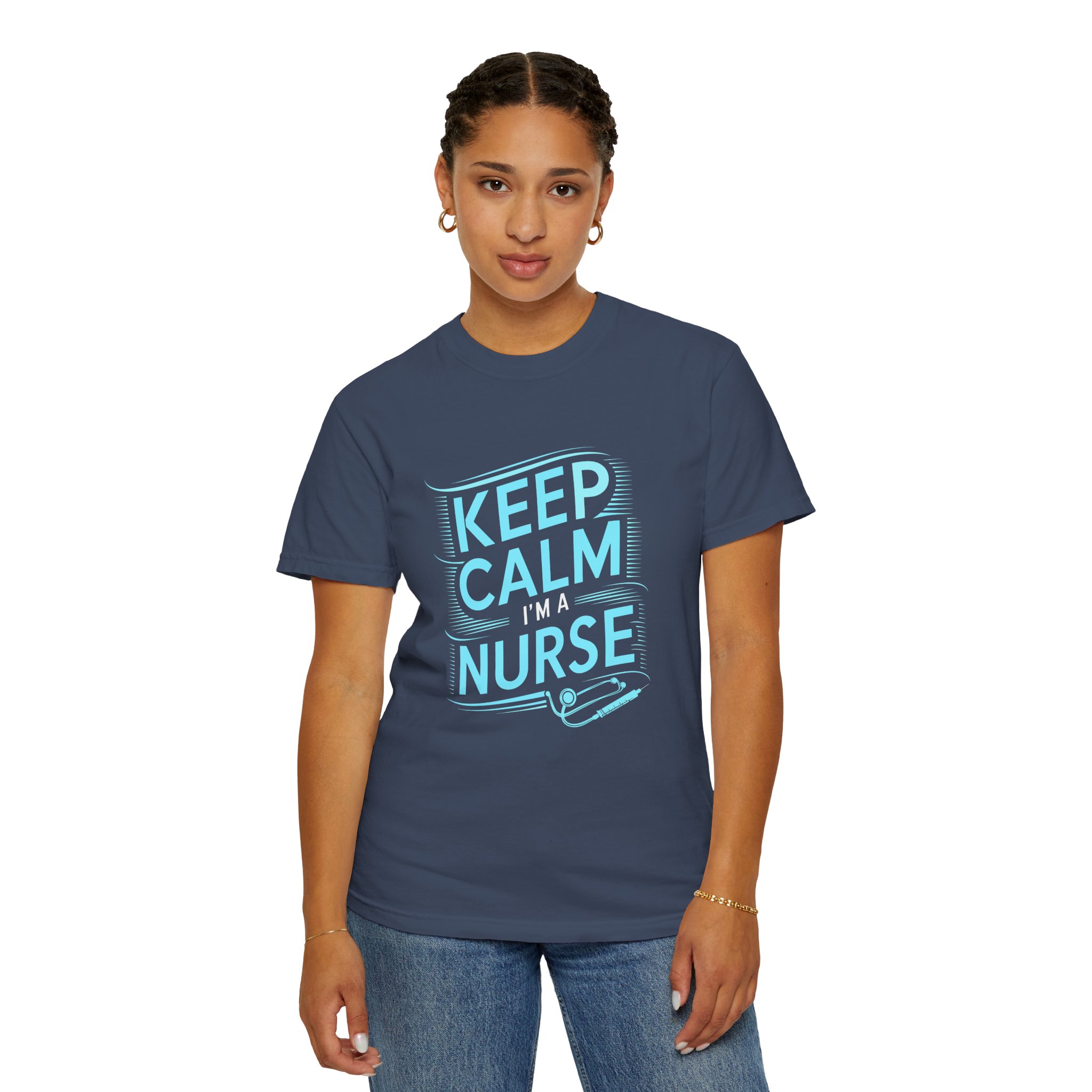 Nurse Appreciation T-Shirt | Keep Calm I'm a Nurse Tee | Gift for Nurses | Healthcare Worker Shirt | Comfortable Unisex Apparel. - Image 37