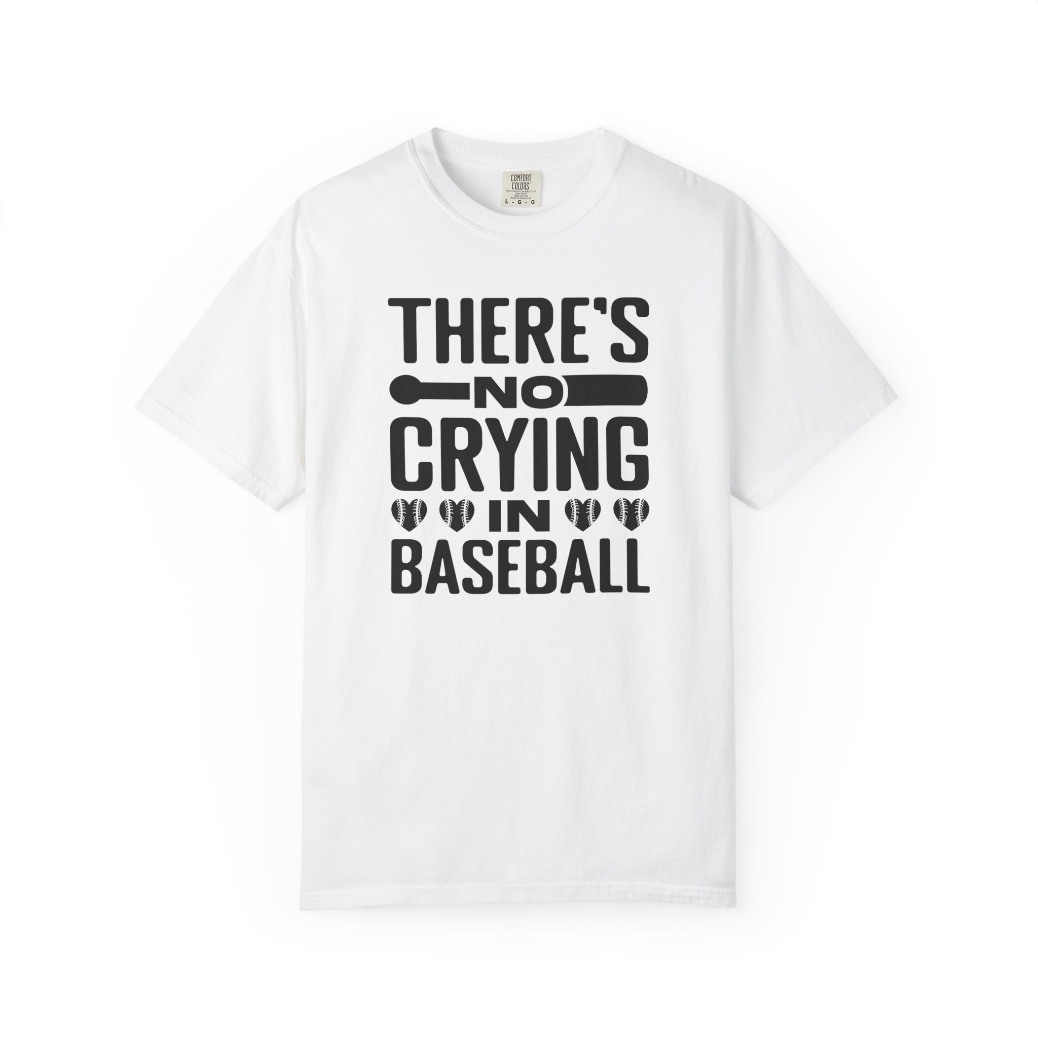 Baseball Humor T-Shirt, Unisex Garment-Dyed Tee, Gift for Sports Lovers, Funny Baseball Shirt, No Crying in Baseball. - Image 17