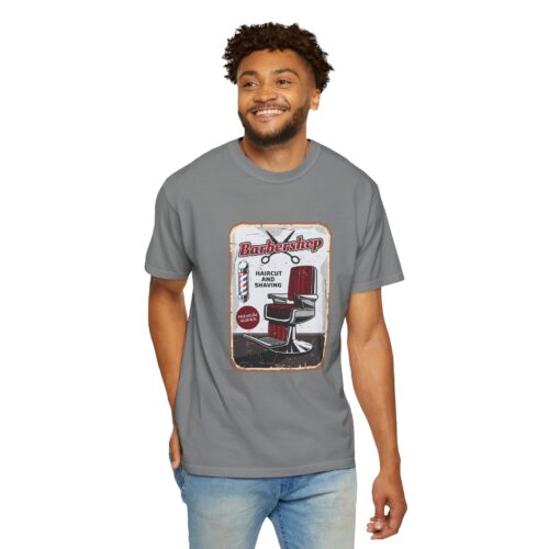 Vintage Barbershop T-Shirt, Unisex Graphic Tee, Haircut & Shaving Design, Barber Gift, Casual Wear, Retro Style, Gift for Him/Her. - Image 23