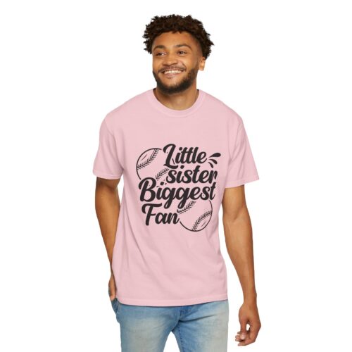 Cheerful Fan T-Shirt for Little Sisters, Baseball Enthusiast Gift, Sports Fan Apparel, Unisex Casual Wear, Soft Cotton Tee. - Image 55