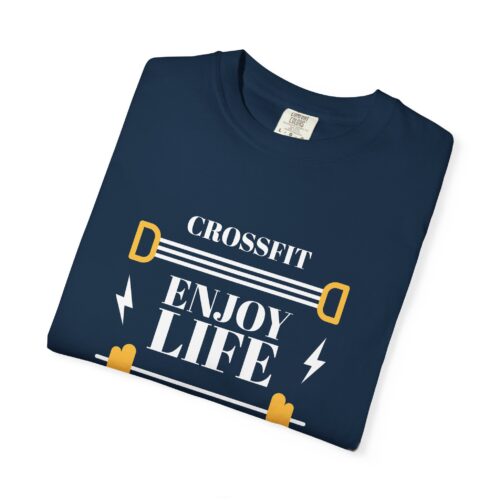 CrossFit Motivational T-Shirt, Unisex Workout Tee, Gym Apparel, Fitness Gift, Enjoy Life It's Just One. - Image 26