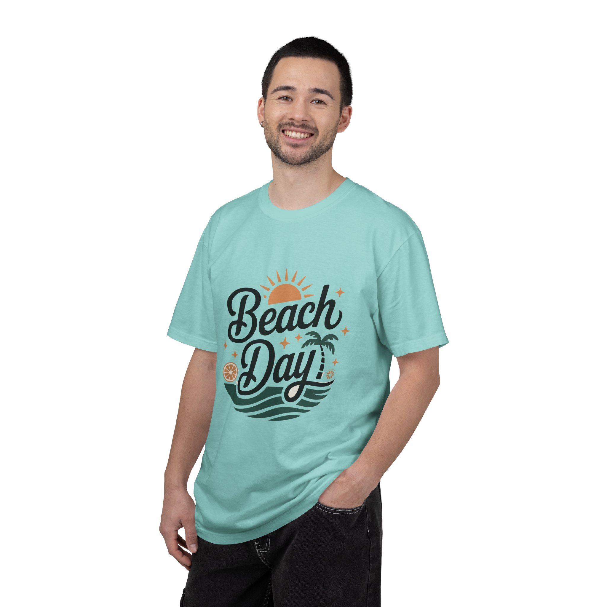 Beach Day Unisex Garment-Dyed T-Shirt, Summer Vibes Shirt, Casual Beachwear, Vacation Tee, Gift for Beach Lovers. - Image 35