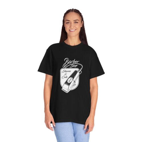 Vintage Barber Shop Unisex T-Shirt, Casual Wear, Gift for Barbers, Men's Fashion, Cool Graphic Tee. - Image 4