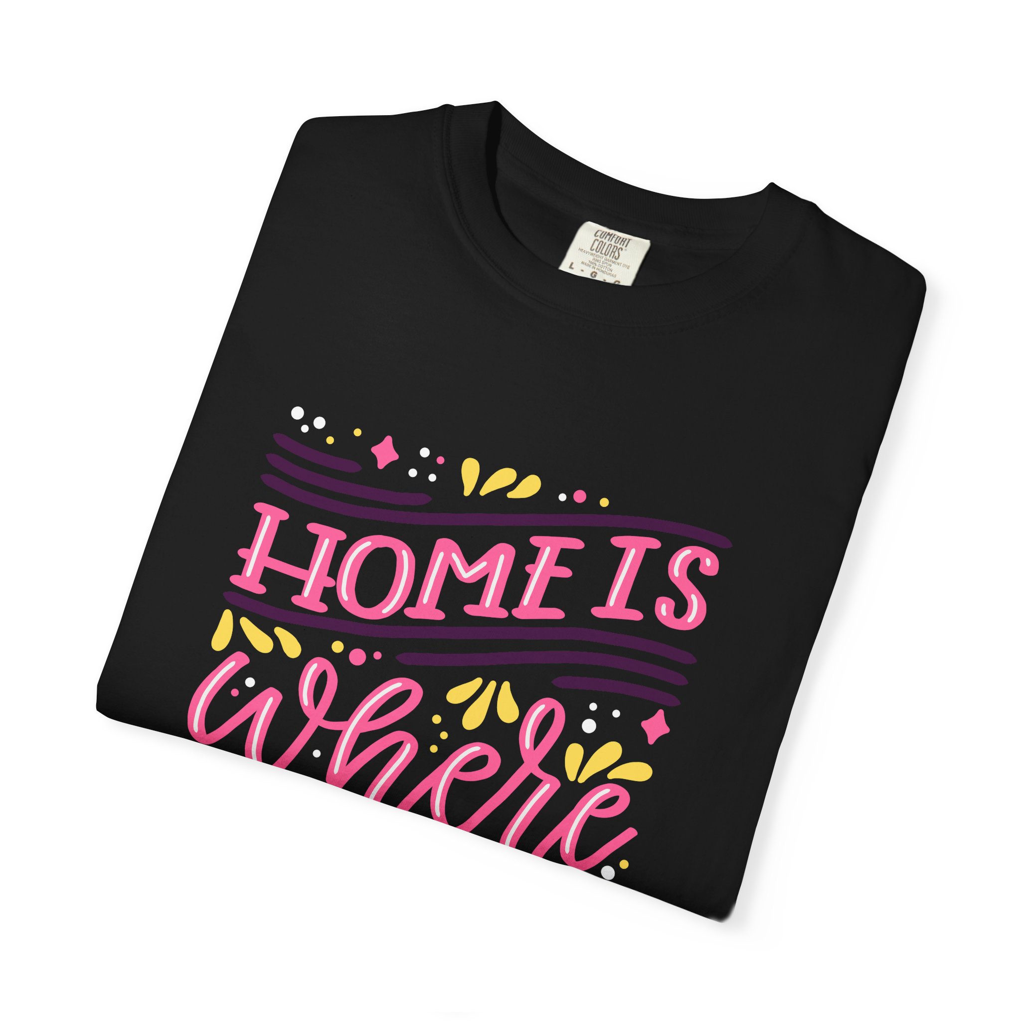 Home is Where Mom Is Unisex T-shirt, Family Love Tee, Gift for Moms, Cute Mom Shirt, Comfortable Everyday Wear. - Image 2