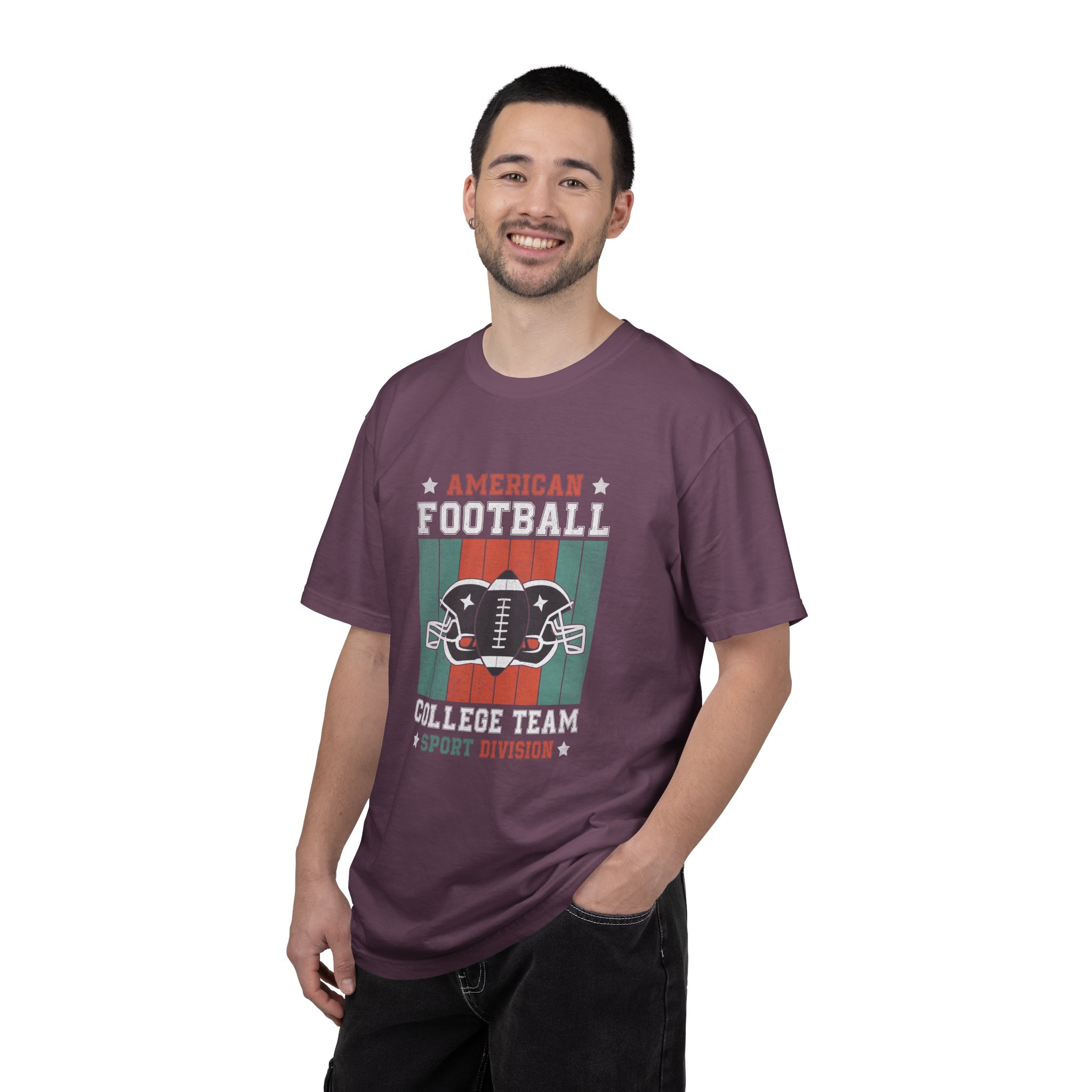 American Football College Team Unisex Garment-Dyed T-Shirt, Sports Fan Tee, Game Day Shirt, Gift for Football Lovers. - Image 19