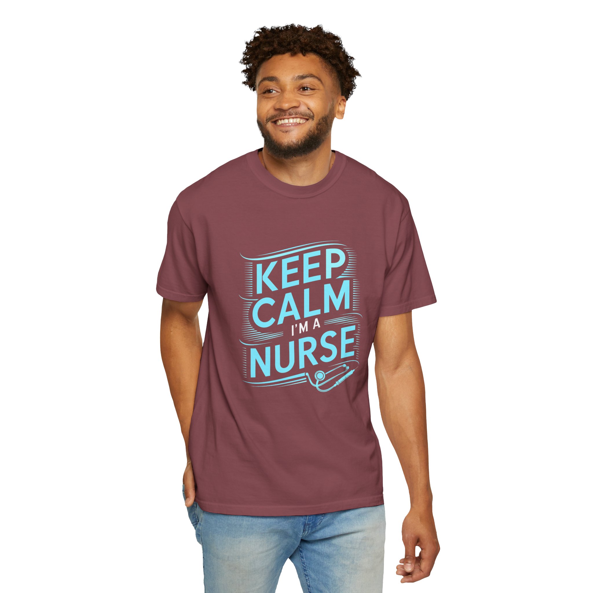 Nurse Appreciation T-Shirt | Keep Calm I'm a Nurse Tee | Gift for Nurses | Healthcare Worker Shirt | Comfortable Unisex Apparel. - Image 7