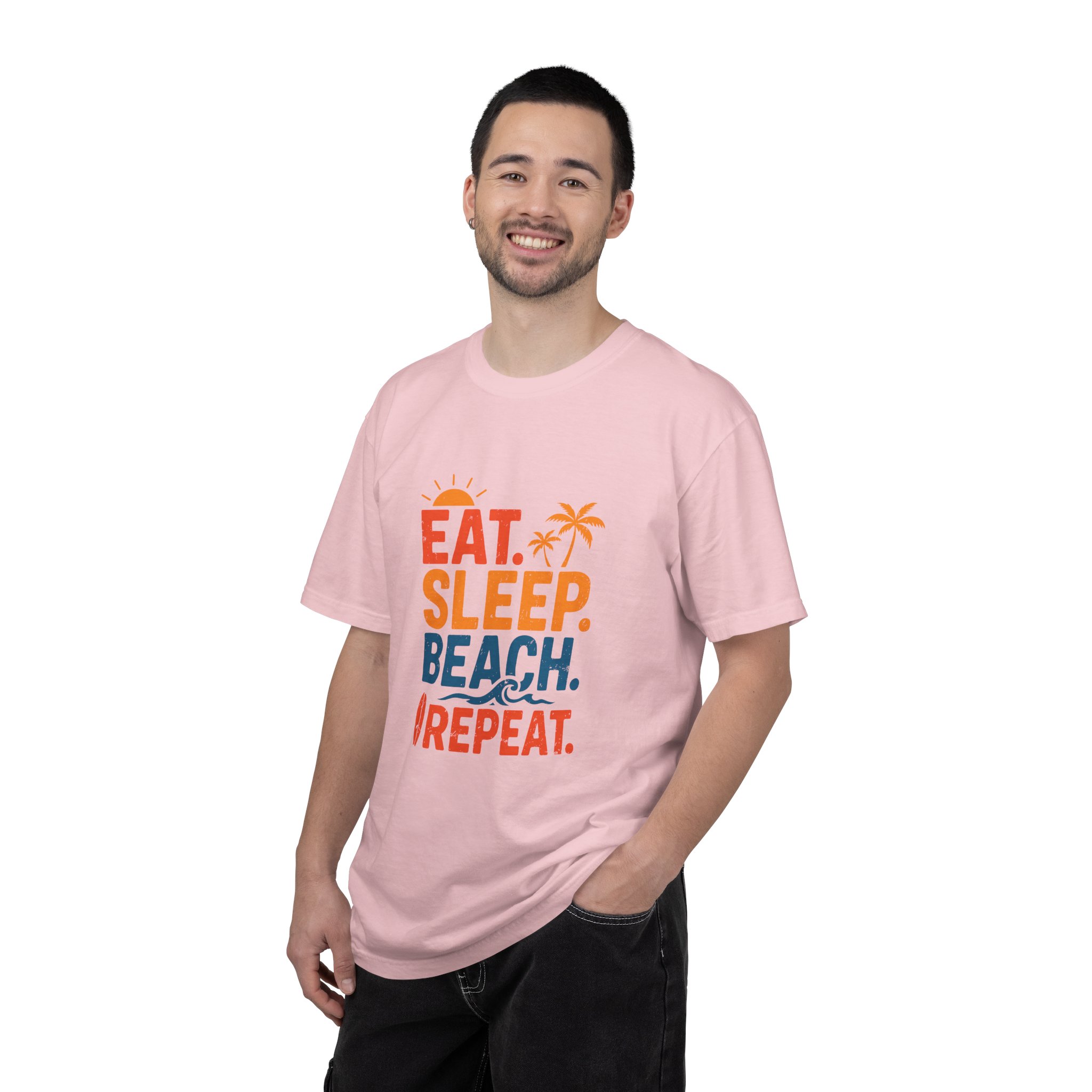 Beach Life Unisex T-Shirt - Eat Sleep Beach Repeat, Summer Wear, Vacation Shirt, Gift for Beach Lovers, Relaxed Summer Style. - Image 51