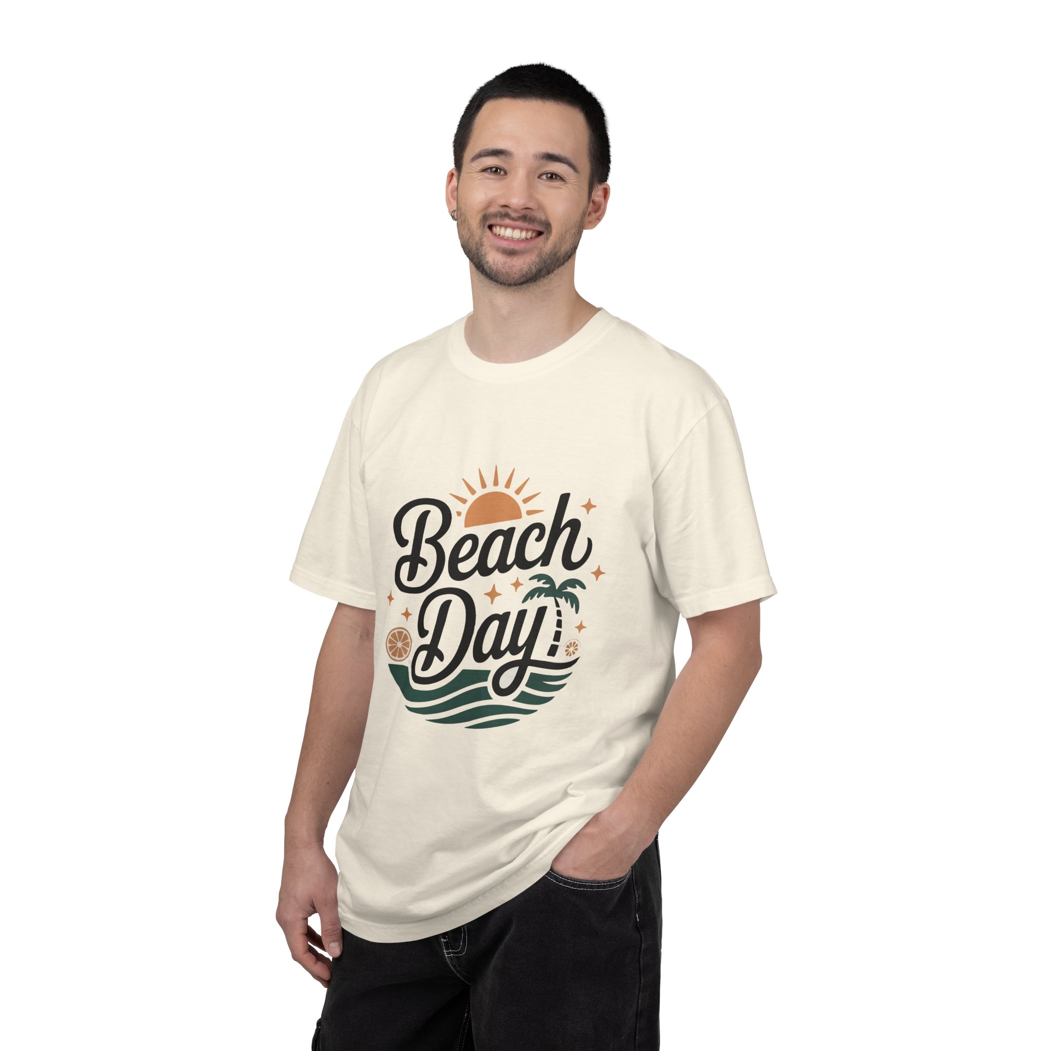 Beach Day Unisex Garment-Dyed T-Shirt, Summer Vibes Shirt, Casual Beachwear, Vacation Tee, Gift for Beach Lovers. - Image 27