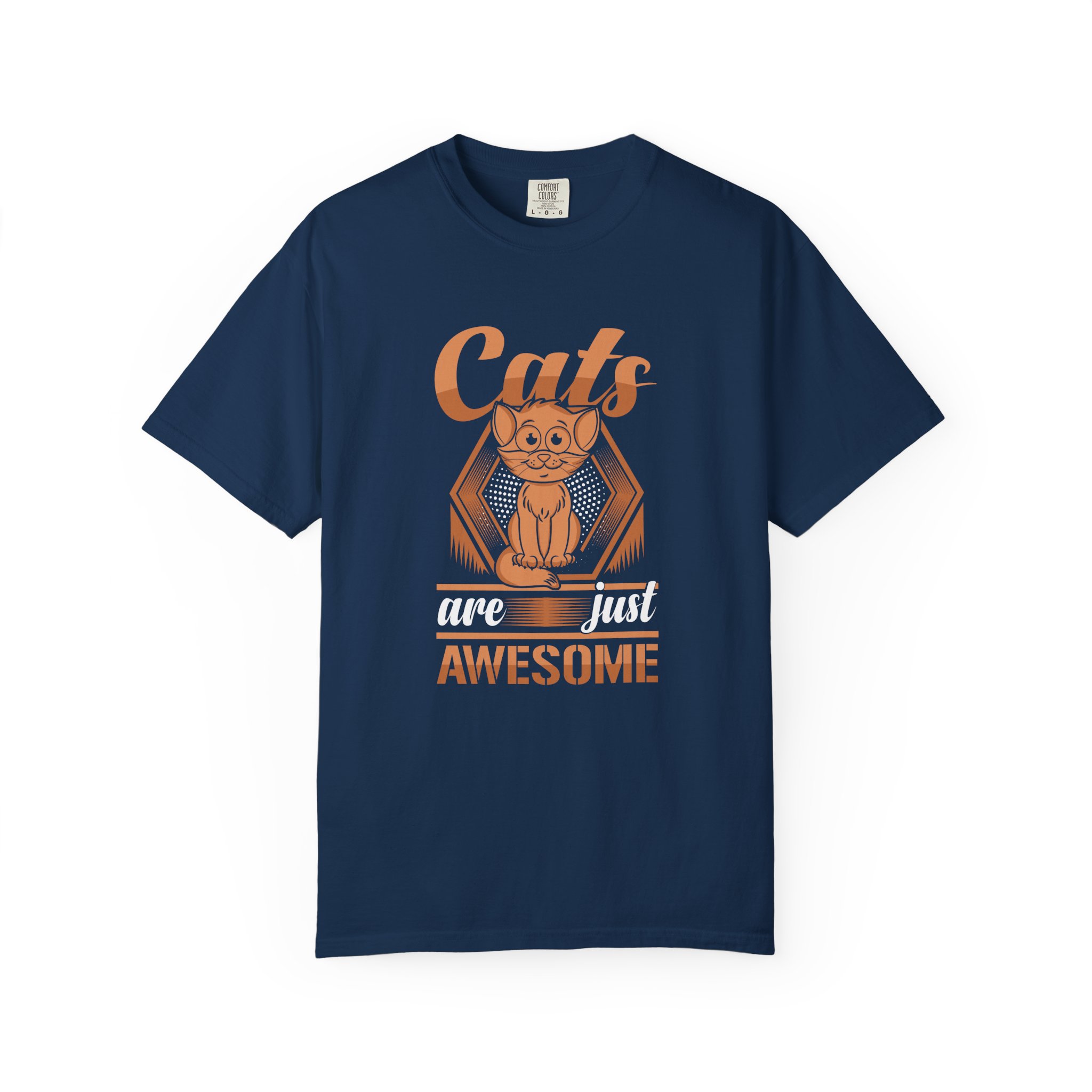 cn - 5.10a - Cat Lovers T-Shirt — "Cats Are Just Awesome" Retro Graphic Tee. - Image 25