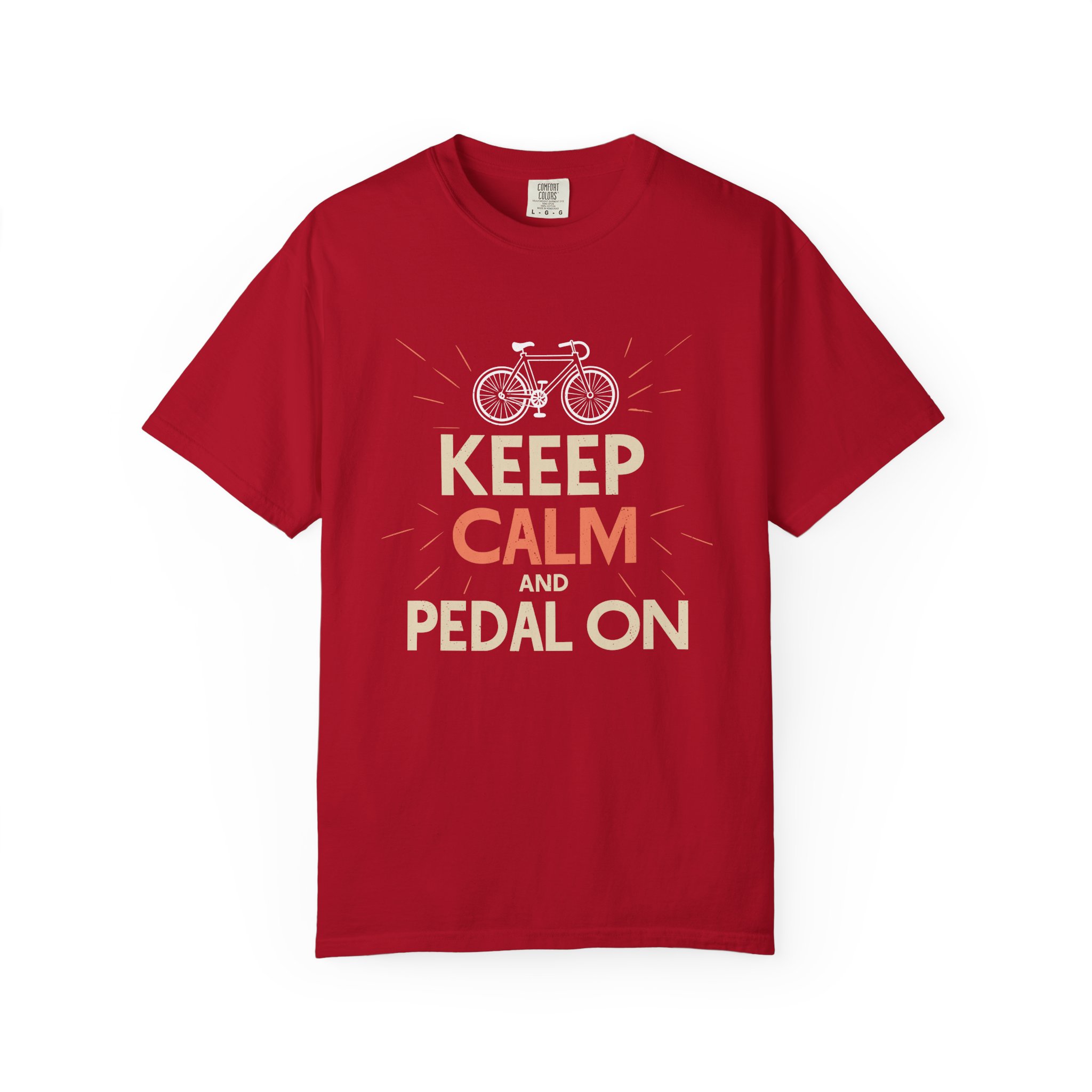 Unisex Bicycle Theme T-Shirt, Keep Calm and Pedal On Tee, Gift for Cyclists, Vintage Style Top, Casual Wear, Bike Lover Shirt. - Image 17