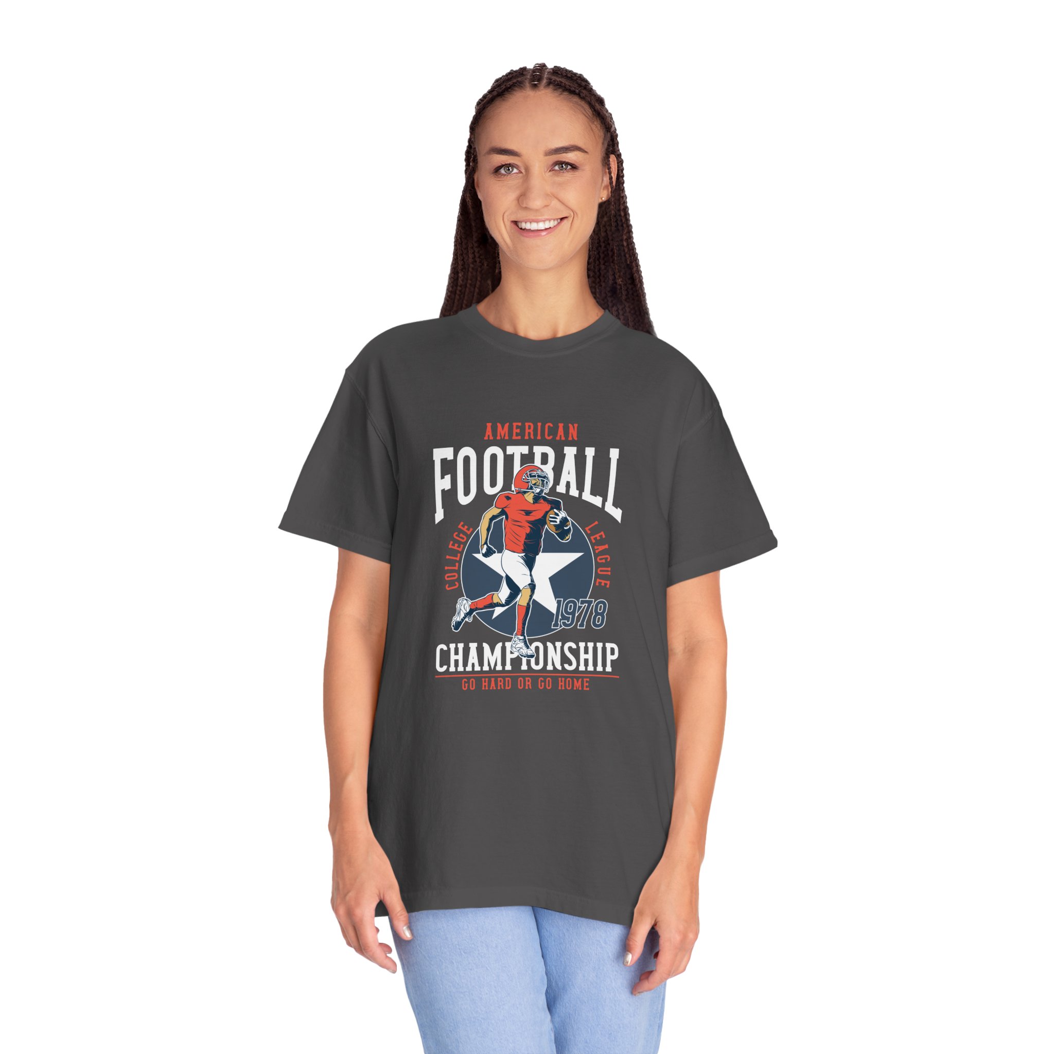 Vintage Football Championship T-Shirt, Sports Tee, Unisex Apparel, Gift for Football Fans, Casual Wear, Retro Style, Game Day Shir. - Image 44